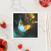 明るい蝶と夜の蝶 スタンダードカクテルナプキン (インサイチュ)