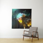 明るい蝶と夜の蝶 タペストリー (インサイチュ(横))