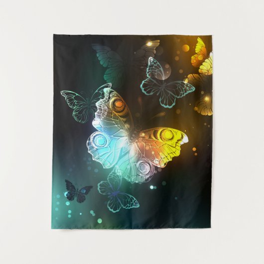 明るい蝶と夜の蝶 タペストリー (正面)