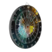 明るい蝶と夜の蝶 ダーツボード (正面左)