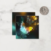 明るい蝶と夜の蝶 ノートカード (正面/裏面インサイチュ)