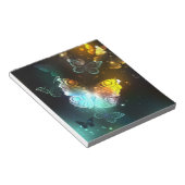 明るい蝶と夜の蝶 ノートパッド (アングル)