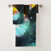 明るい蝶と夜の蝶 バスタオルセット (インサイチュ)