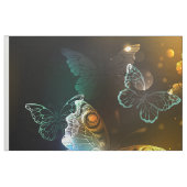 明るい蝶と夜の蝶 ファブリック (ファットクウォーター)