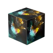 明るい蝶と夜の蝶 フォトキューブ (正面アングル)