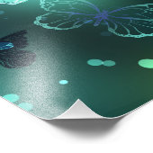 明るい蝶と夜の蝶 フォトプリント            (角)