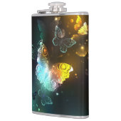 明るい蝶と夜の蝶 フラスク (左)