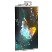 明るい蝶と夜の蝶 フラスク (右)