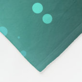 明るい蝶と夜の蝶 フリースブランケット (角)