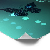 明るい蝶と夜の蝶 ポスター (角)