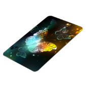 明るい蝶と夜の蝶 マグネット (左側)