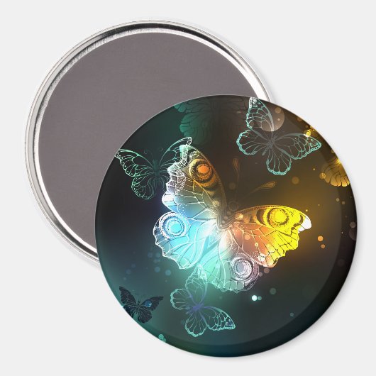 明るい蝶と夜の蝶 マグネット (正面/裏面)