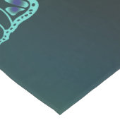 明るい蝶と夜の蝶 ミディアムテーブルランナー (コーナー)