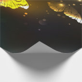 明るい蝶と夜の蝶 ラッピングペーパー (角)