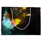 明るい蝶と夜の蝶 ラージペーパーバッグ (裏面)