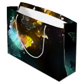 明るい蝶と夜の蝶 ラージペーパーバッグ (裏面アングル)