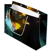 明るい蝶と夜の蝶 ラージペーパーバッグ (正面アングル)