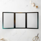 明るい蝶と夜の蝶 三つ折りカード (内部)