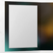 明るい蝶と夜の蝶 三つ折りクリスマスカード (内部最初)