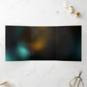 明るい蝶と夜の蝶 三つ折り招待状 (内部)