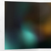 明るい蝶と夜の蝶 三つ折り招待状 (内部最初)