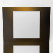 明るい蝶と夜の蝶 三つ折り招待状 (内部最初)