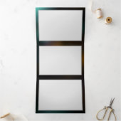 明るい蝶と夜の蝶 三つ折り案内状 (内部)