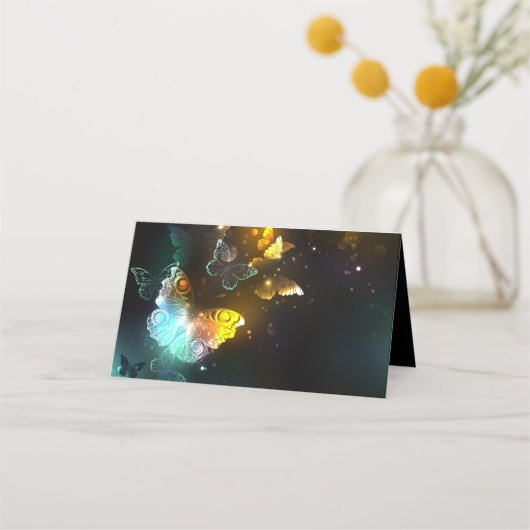 明るい蝶と夜の蝶 予約カード (正面)