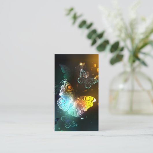 明るい蝶と夜の蝶 名刺 (スタンド正面)