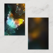 明るい蝶と夜の蝶 名刺 (正面/裏面)