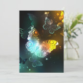 明るい蝶と夜の蝶 案内状 (スタンド正面)