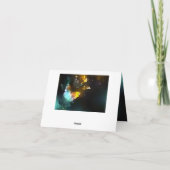 明るい蝶と夜の蝶 案内状 (裏面)