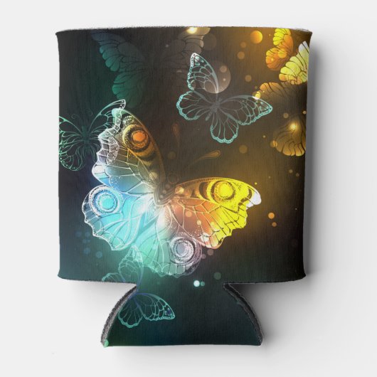 明るい蝶と夜の蝶 缶クーラー (正面)