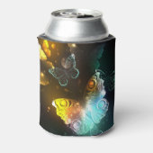 明るい蝶と夜の蝶 缶クーラー (缶裏面)