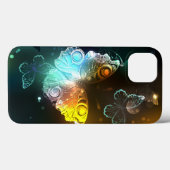 明るい蝶と夜の蝶 Case-Mate iPhoneケース (裏面 (横))