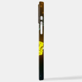 明るい蝶と夜の蝶 iPhoneケース (左側面)