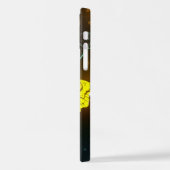 明るい蝶と夜の蝶 iPhoneケース (左側面)