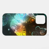 明るい蝶と夜の蝶 iPhoneケース (裏面横)