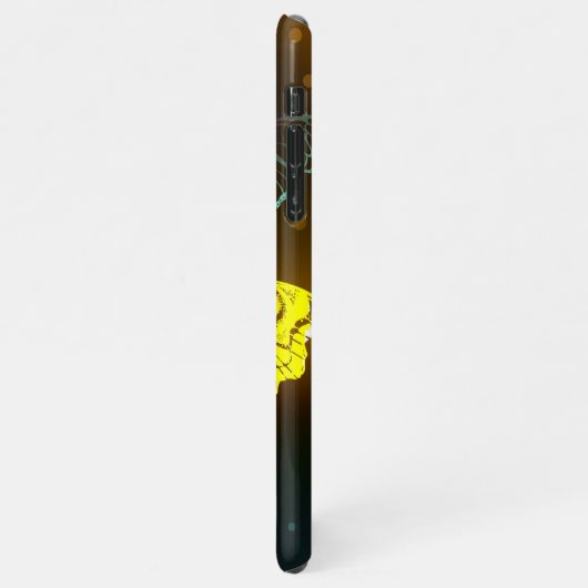 明るい蝶と夜の蝶 iPhoneケース (左側)