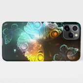 明るい蝶と夜の蝶 iPhoneケース (裏面横)