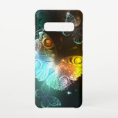 明るい蝶と夜の蝶 SAMSUNG GALAXYケース (裏面)