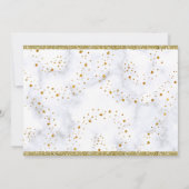 明るい蝶の最初の誕生日パーティーの写真 招待状 (裏面)