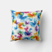 明るい蝶 クッション (裏面)