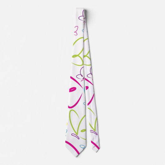 明るい蝶 ネクタイ (正面)