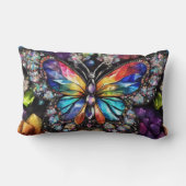 明るい蝶 ランバークッション (裏面)