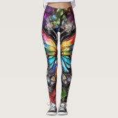 明るい蝶 レギンス (正面)