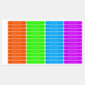 明るい衣類のラベルにアイロンという名前を付ける ラベル (シート)