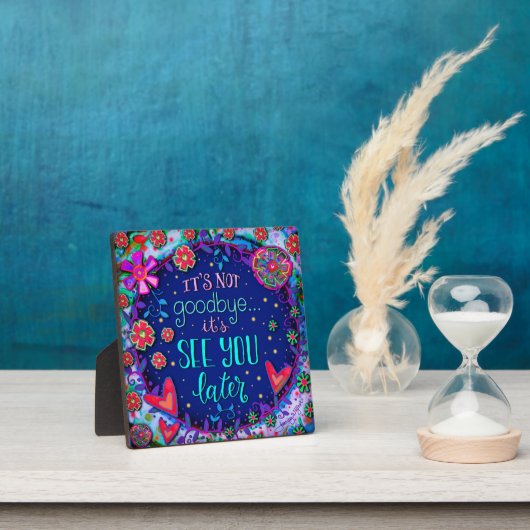 明るい表示あなた後の悔やみや弔慰の鼓膜 フォトプラーク (インサイチュ)