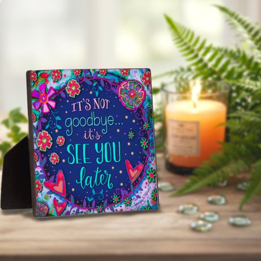 明るい表示あなた後の悔やみや弔慰の鼓膜 フォトプラーク