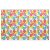 明るい誕生日バルーン ファブリック (ヤード)